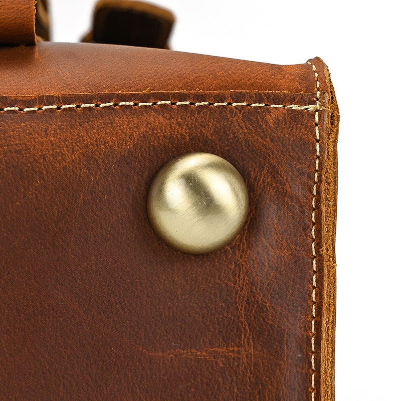 Leder-Rucksack mit umklappbarer Rückseite | GIRONA
