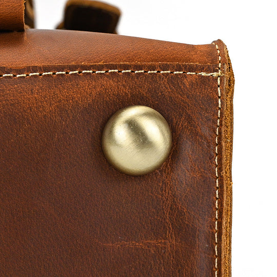 Leder-Rucksack mit umklappbarer Rückseite | GIRONA