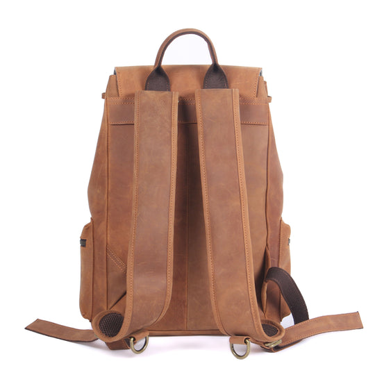 Lederrucksack mit Kordelzug | FLAM