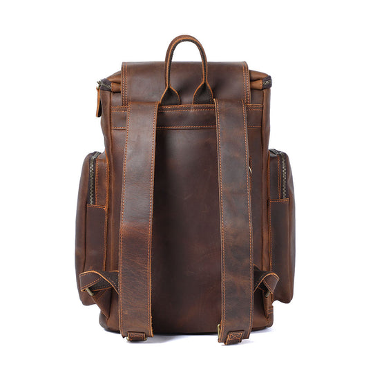 Leder-Laptop-Rucksack | KALMAR