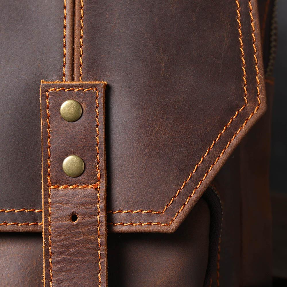 Brauner Lederrucksack | BIEFELD
