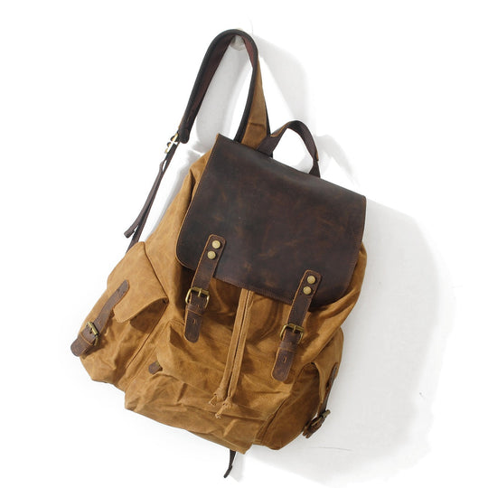 Rucksack aus gewachstem Canvas | COPENHAGEN