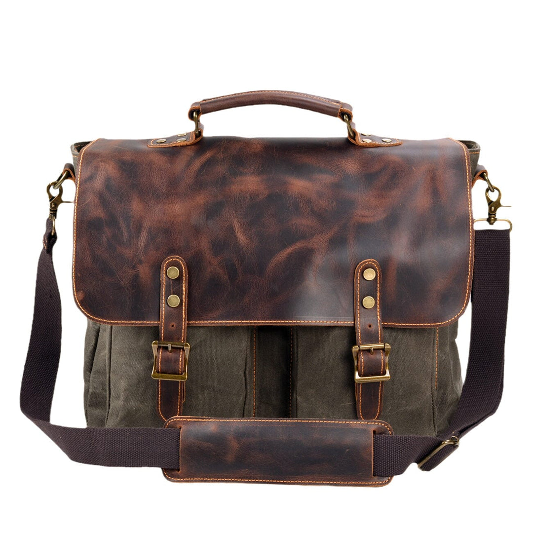 Vintage-Messenger-Tasche aus Canvas | ANSEN
