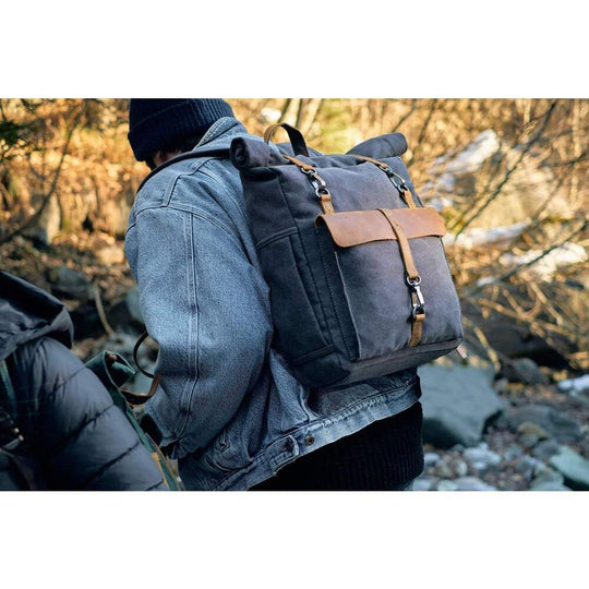 Retro-Rucksack aus Canvas | ZURICH