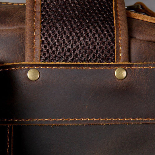 Rucksack aus hellbraunem Leder | MORITZ