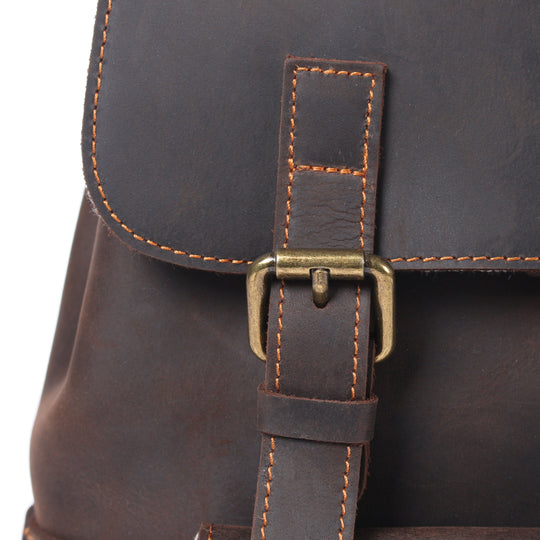 Lederrucksack mit Kordelzug | FLAM