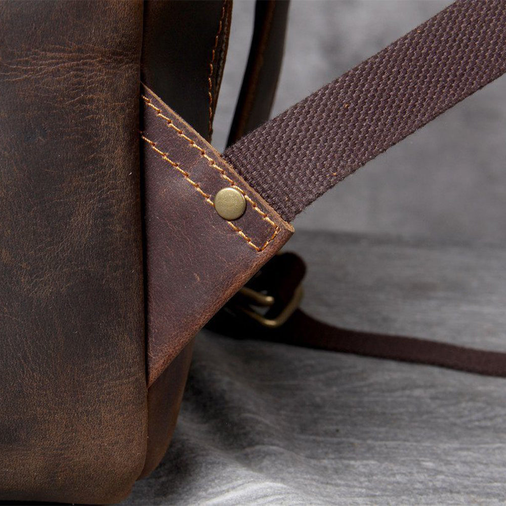Rucksack aus hellbraunem Leder | MORITZ