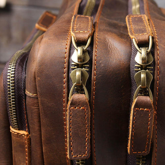 Brauner Lederrucksack | BIEFELD
