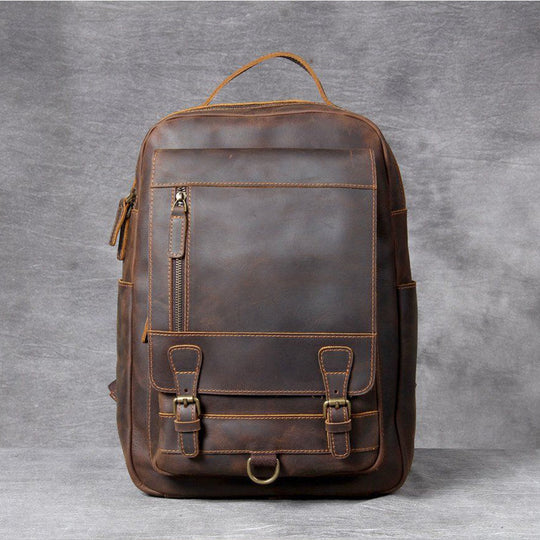 Rucksack aus hellbraunem Leder | MORITZ