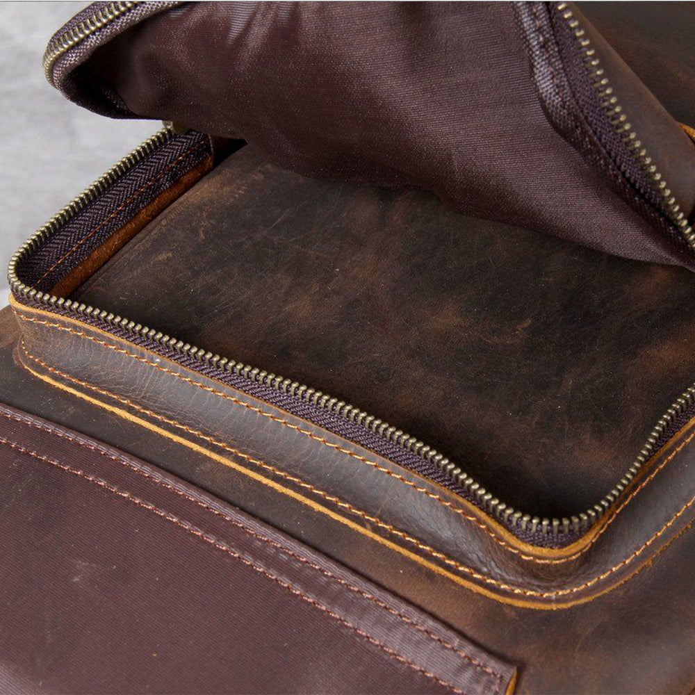 Rucksack aus hellbraunem Leder | MORITZ