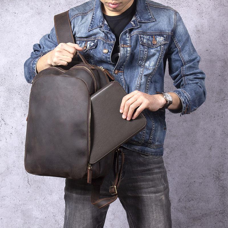 Rucksack aus hellbraunem Leder | TOLEDO