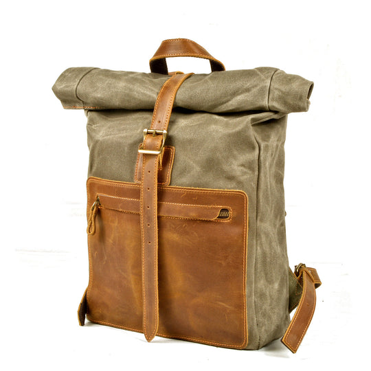 Rucksack aus gewachster Canvas | LISBON