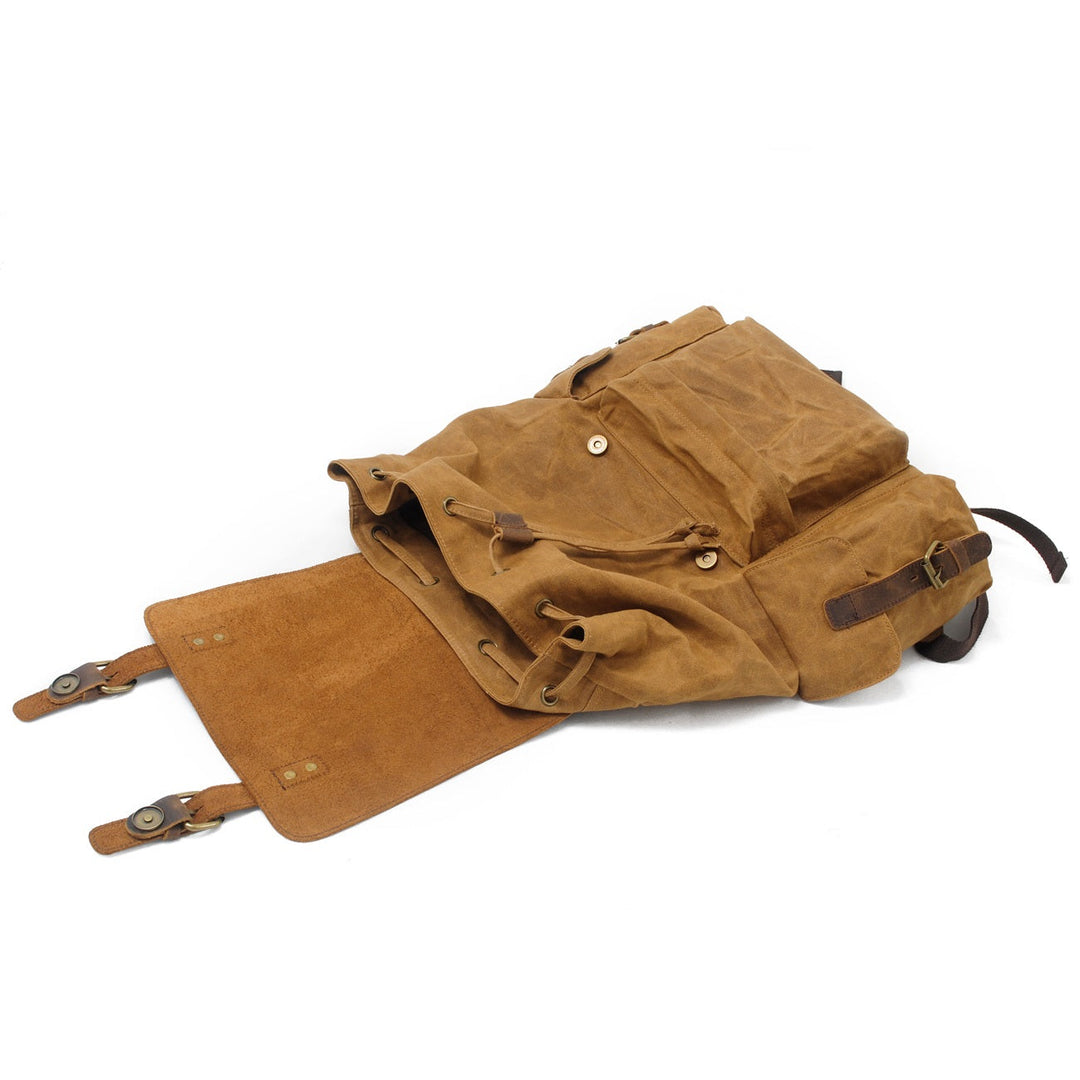 Rucksack aus gewachstem Canvas | COPENHAGEN