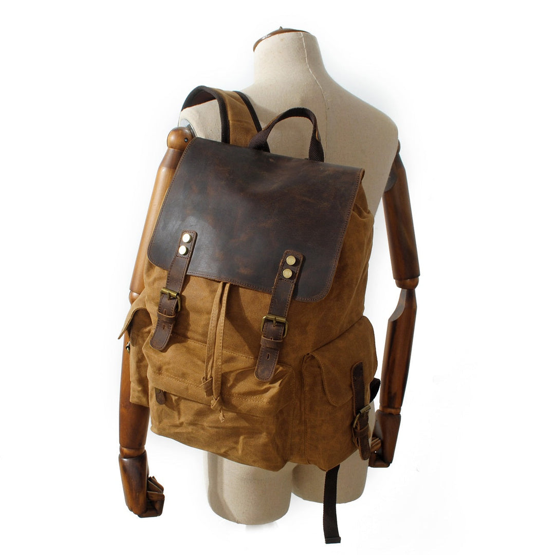 Rucksack aus gewachstem Canvas | COPENHAGEN