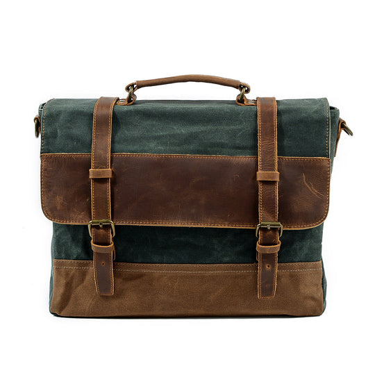 Messenger-Tasche aus gewachstem Canvas | MOKALO