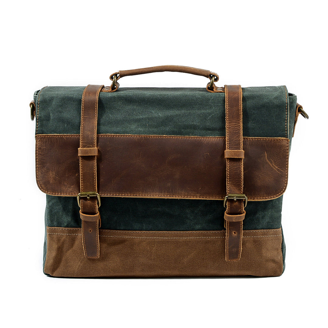 Messenger-Tasche aus gewachstem Canvas | MOKALO