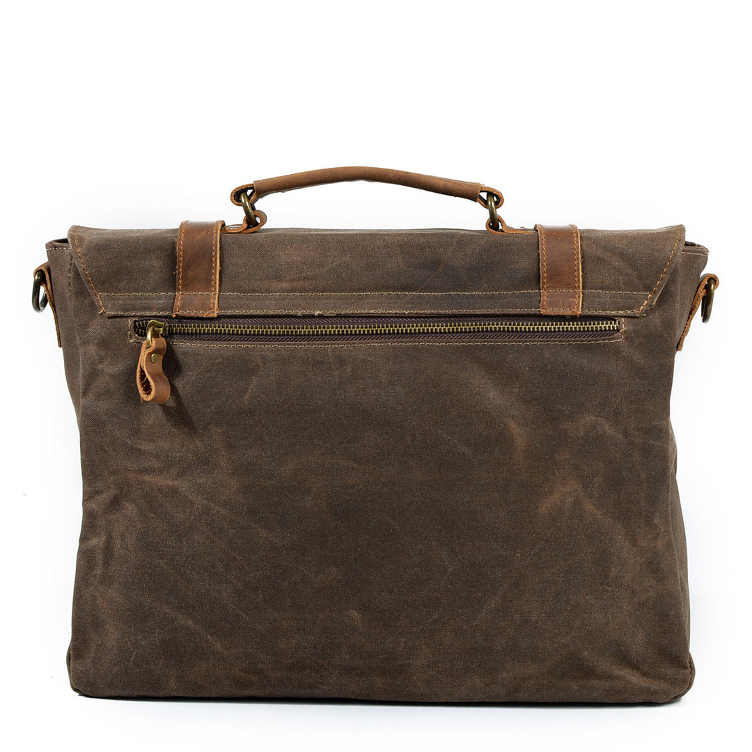 Messenger-Tasche aus gewachstem Canvas | MOKALO