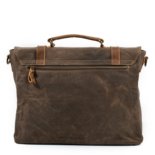 Messenger-Tasche aus gewachstem Canvas | MOKALO