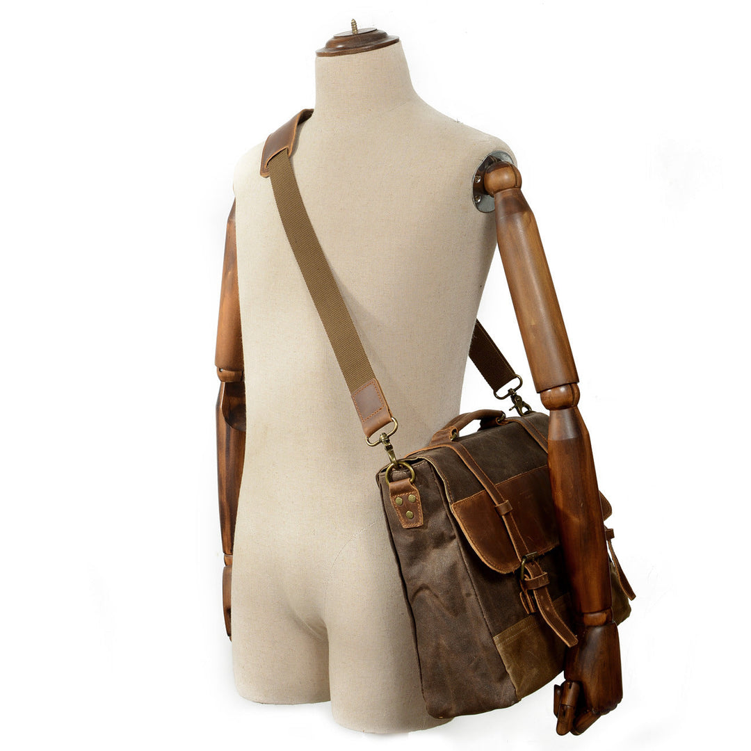 Messenger-Tasche aus gewachstem Canvas | MOKALO