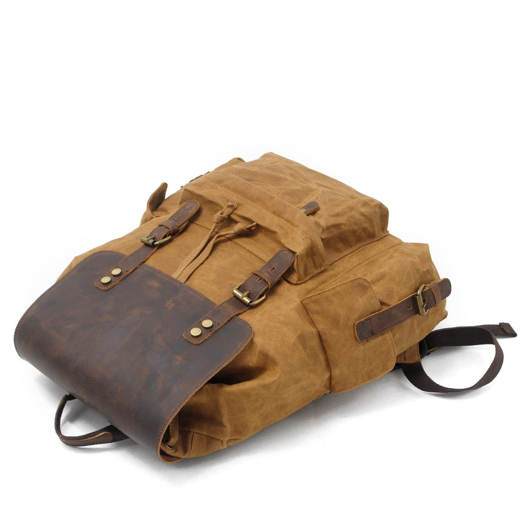 Rucksack aus gewachstem Canvas | COPENHAGEN