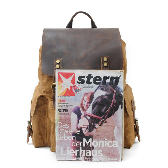 Rucksack aus gewachstem Canvas | COPENHAGEN