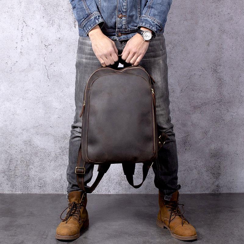 Rucksack aus hellbraunem Leder | TOLEDO