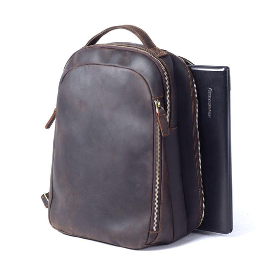 Rucksack aus hellbraunem Leder | TOLEDO